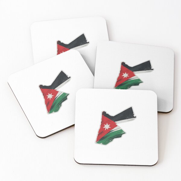 Item preview, Jordan flag sticker designed and sold by AL-WADI.