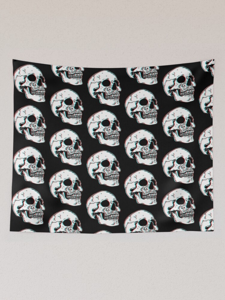 Grunge 3D Skull  Tapestry for Sale by vellikhor