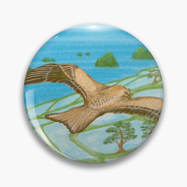 Item preview, An adorable kite and the peaceful rice terraces designed and sold by greenPQBstudio.