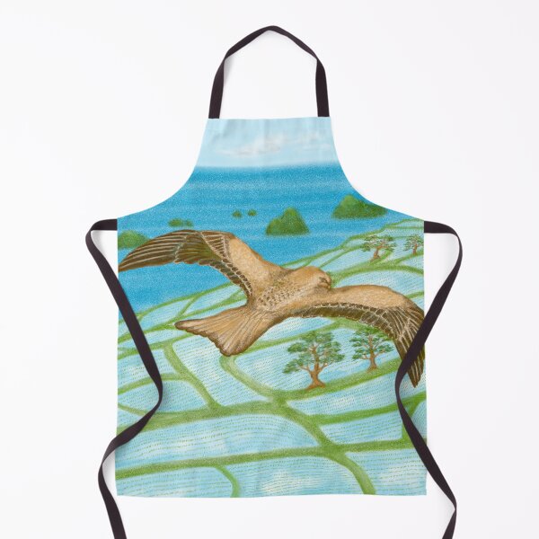 Item preview, An adorable kite and the peaceful rice terraces designed and sold by greenPQBstudio.