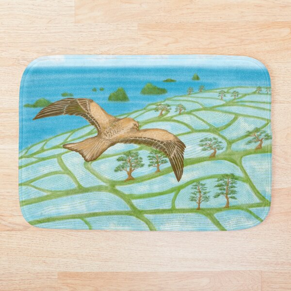 Item preview, An adorable kite and the peaceful rice terraces designed and sold by greenPQBstudio.
