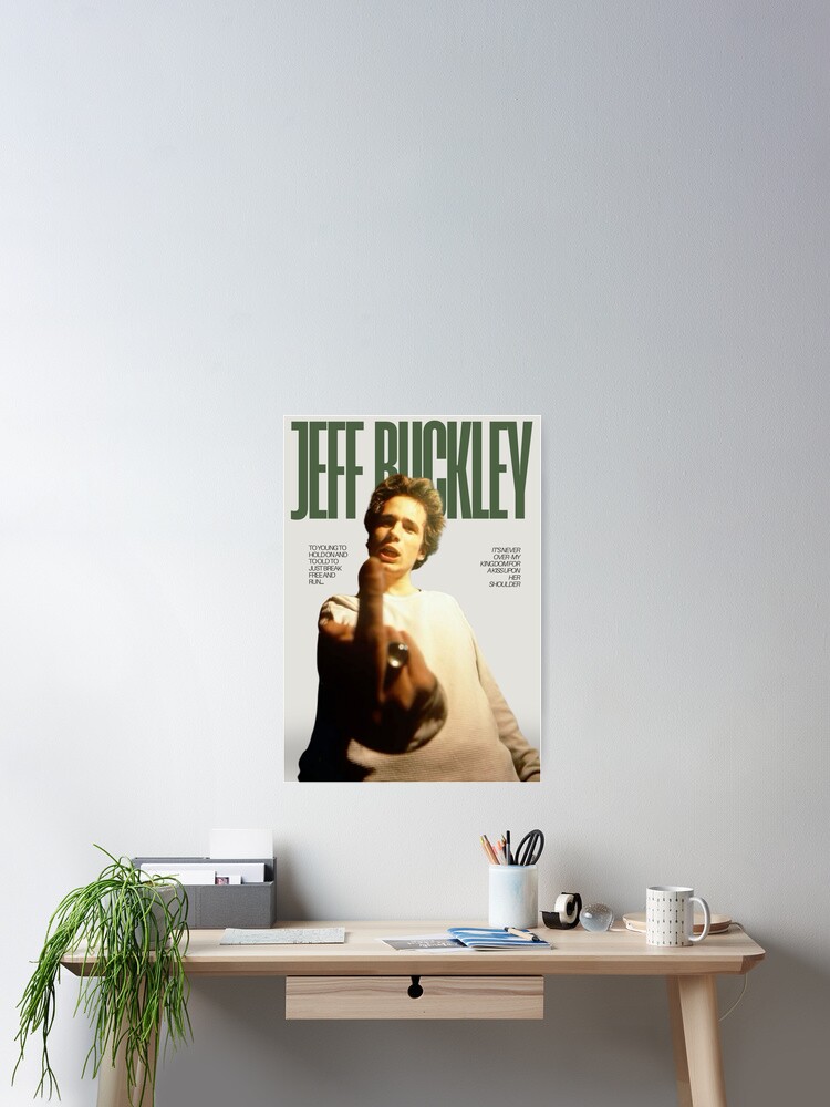 Thumbnail 2 of 3, Poster, Jeff Buckley design designed and sold by claudiatrim.