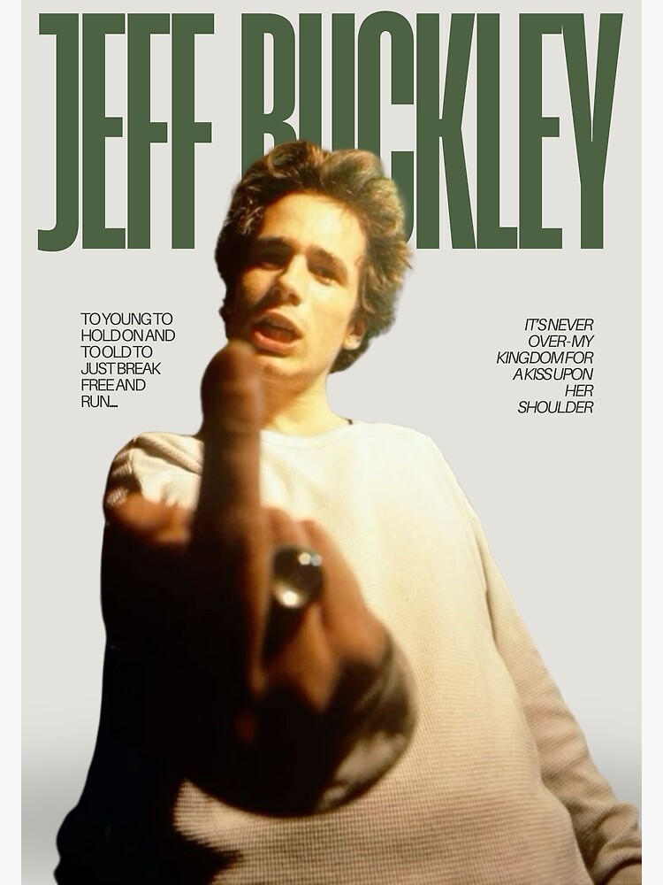 Thumbnail 3 of 3, Poster, Jeff Buckley design designed and sold by claudiatrim.