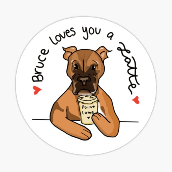 Item preview, Bruce the boxer designed and sold by StutzShop.