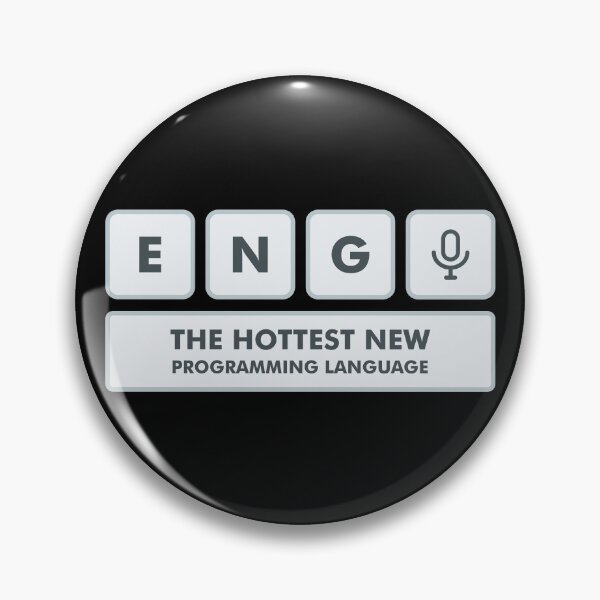 Item preview, ENG - The Hottest New Programming Language | Vibe Coding designed and sold by BRU Design.