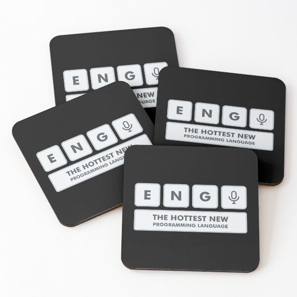 Item preview, ENG - The Hottest New Programming Language | Vibe Coding designed and sold by BRU Design.