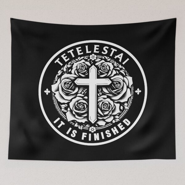 Item preview, Tetelestai It Is Finished and Roses designed and sold by plushism.