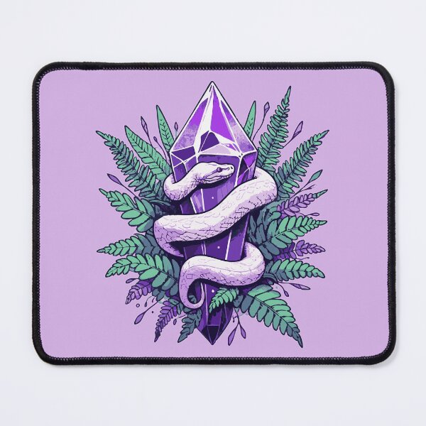 Item preview, Crystal Overgrown Plants Snake designed and sold by TomFrontierArt.