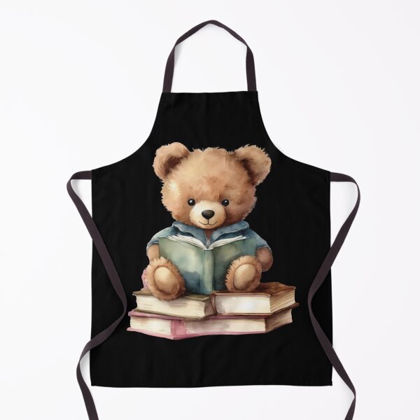 Item preview, Cute Vintage Teddy Bear Reading a Book designed and sold by FurrFunPrints.