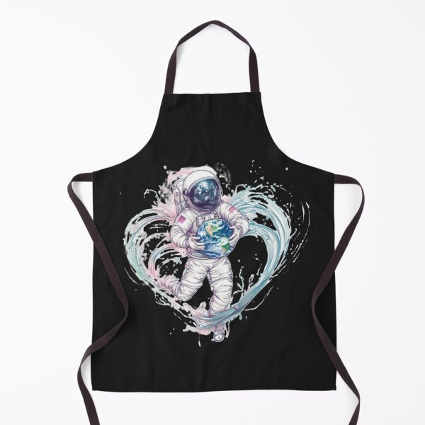 Item preview, Astronaut with Earth and Heart – Cosmic T-Shirt, Romantic Sticker with Space Art Design designed and sold by Zentuary.