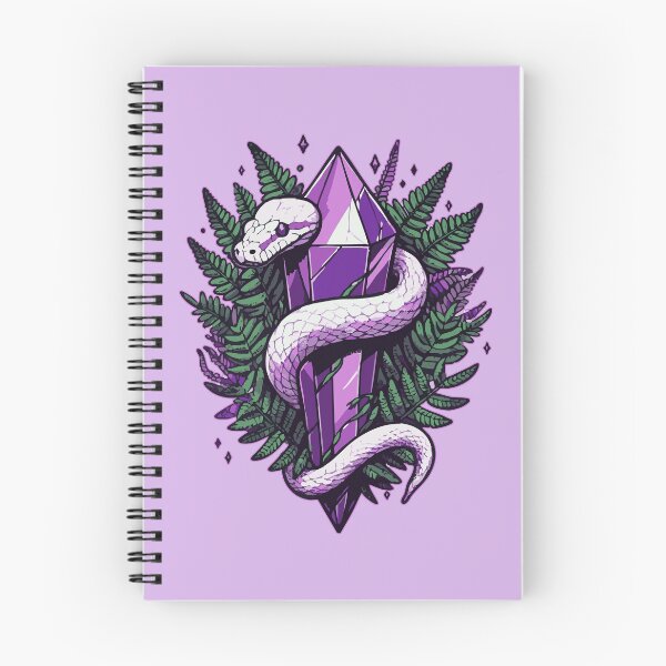 Item preview, Crystal Overgrown Mystical Snake designed and sold by TomFrontierArt.