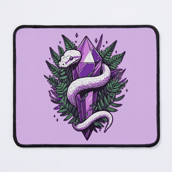 Item preview, Crystal Overgrown Mystical Snake designed and sold by TomFrontierArt.