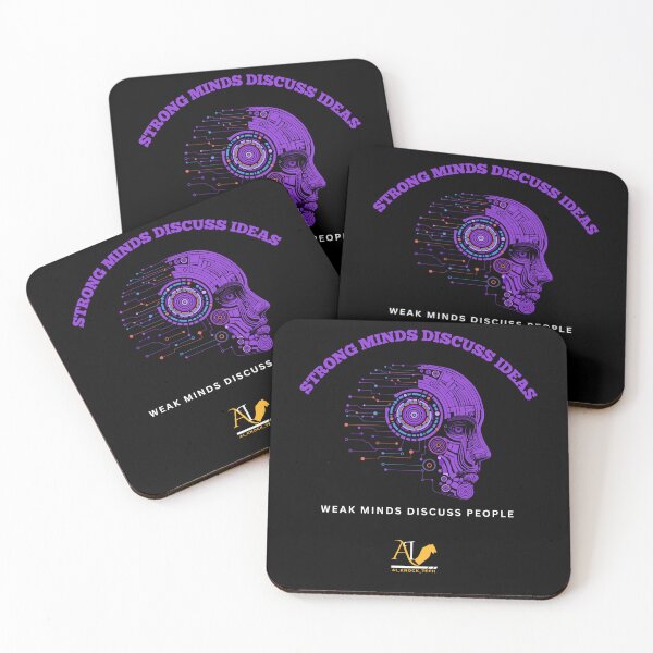 Item preview, Strong Minds Discuss Ideas – Wise Quote Design designed and sold by AIKNOCKTECK.