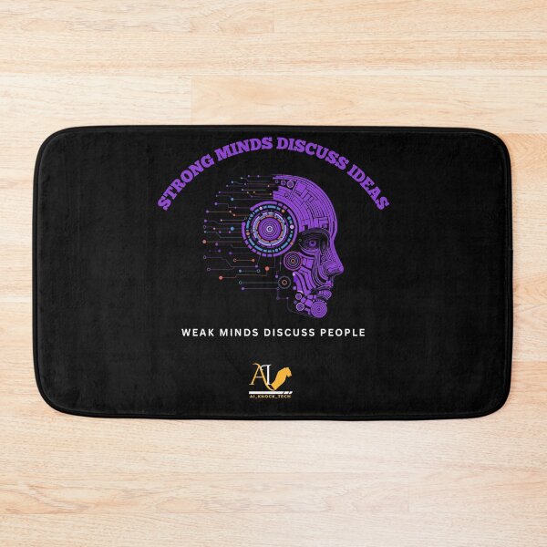 Item preview, Strong Minds Discuss Ideas – Wise Quote Design designed and sold by AIKNOCKTECK.