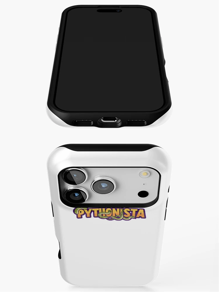 Thumbnail 3 of 4, iPhone Case, Pythonista - Code Like a Pro designed and sold by FitEnvy.