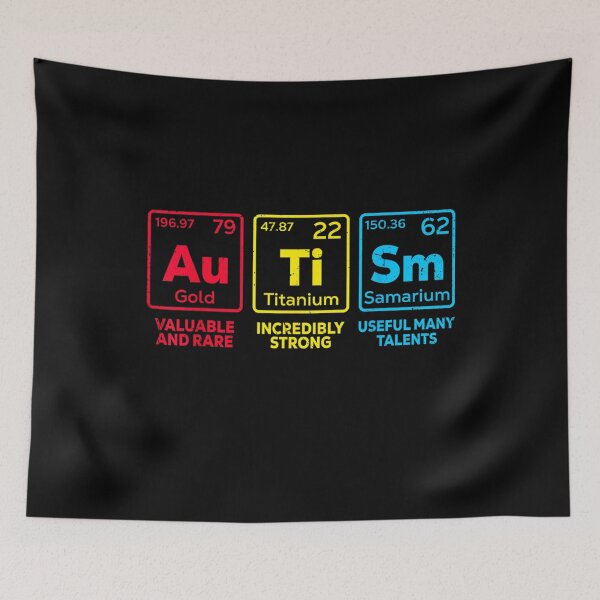Item preview, Autism Awareness Women Men Kids mom Elements Periodic Table  designed and sold by MOONE FLOWER.
