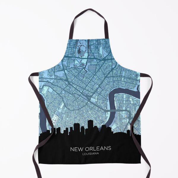 Item preview, New Orleans Louisiana Skyline Map designed and sold by ArtPrints.