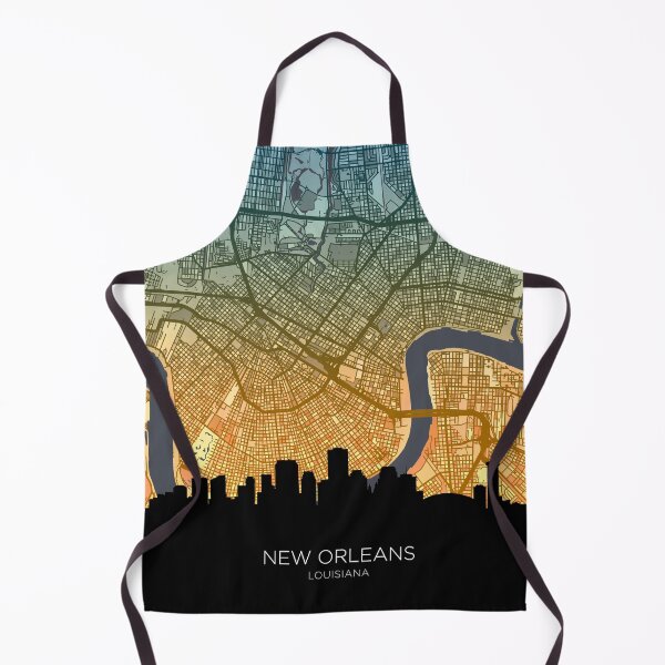 Item preview, New Orleans Louisiana Skyline Map designed and sold by ArtPrints.