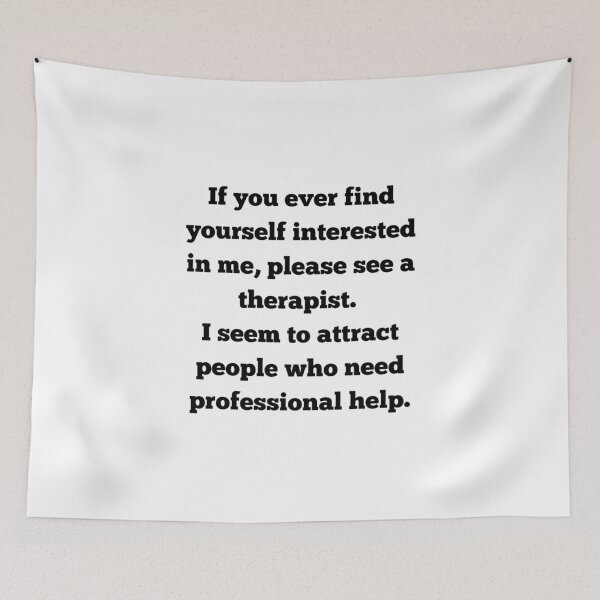 Item preview, Dating Disclaimer - Seek Therapy First designed and sold by PsyFlow35.