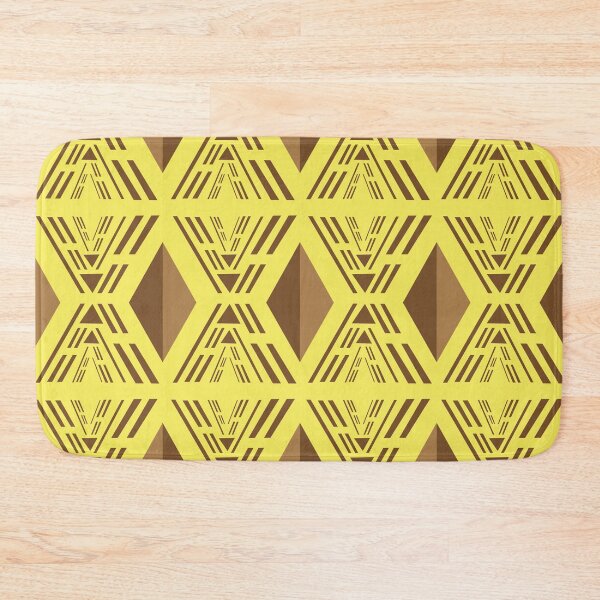 Item preview, Yellow Bogolan pattern designed and sold by Wolagno.