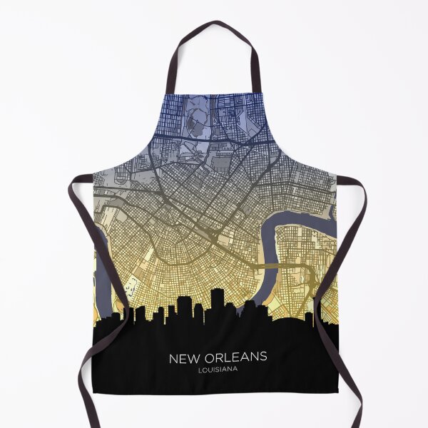 Item preview, New Orleans Louisiana Skyline Map designed and sold by ArtPrints.