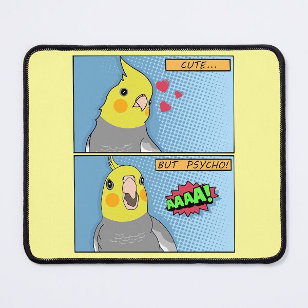 Item preview, cute but psycho birb comic designed and sold by FandomizedRose.
