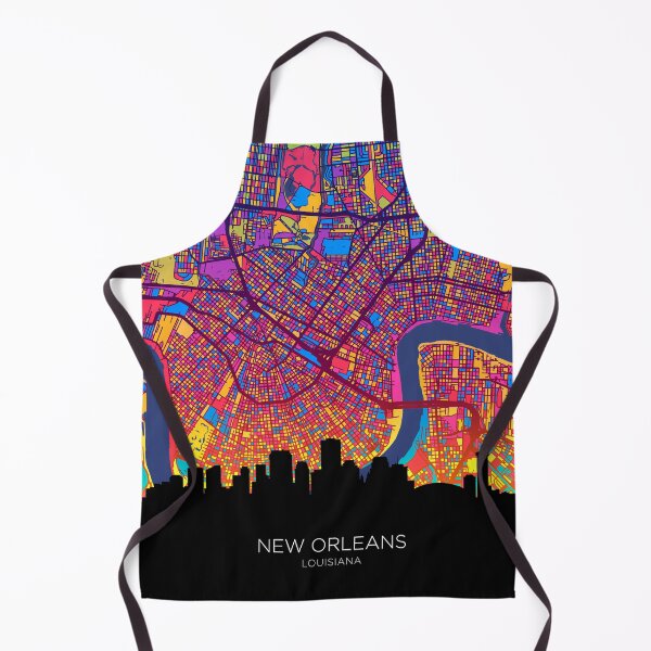 Item preview, New Orleans Louisiana Skyline Map designed and sold by ArtPrints.