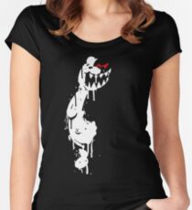 Monokuma モノクマ Women's Fitted Scoop T-Shirt