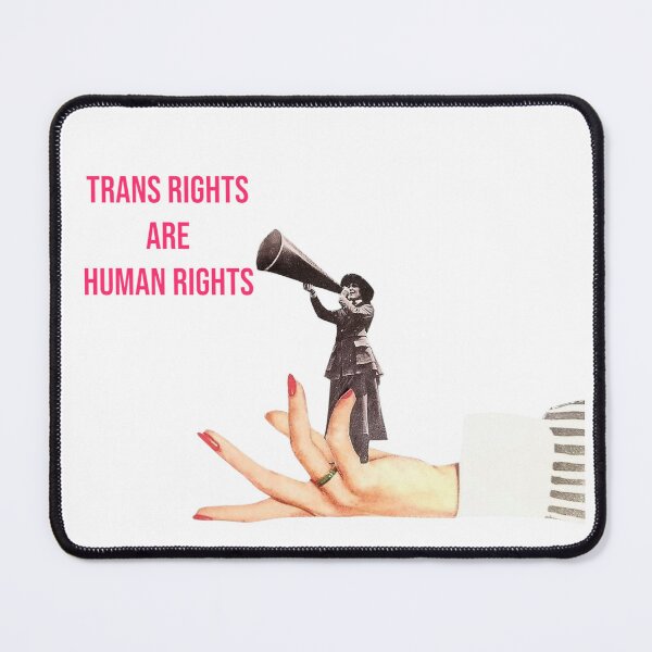 Item preview, Trans rights are human rights designed and sold by Bearded lady creations .