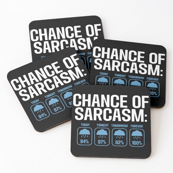 Item preview, The Sarcasm Forecast Tee designed and sold by DarylWelsh2024.