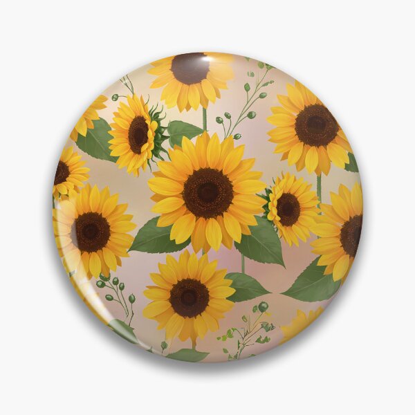 Item preview, Sunflower Bliss Seamless Pattern designed and sold by GeniusPrint.