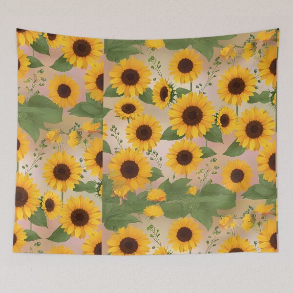 Item preview, Sunflower Bliss Seamless Pattern designed and sold by GeniusPrint.