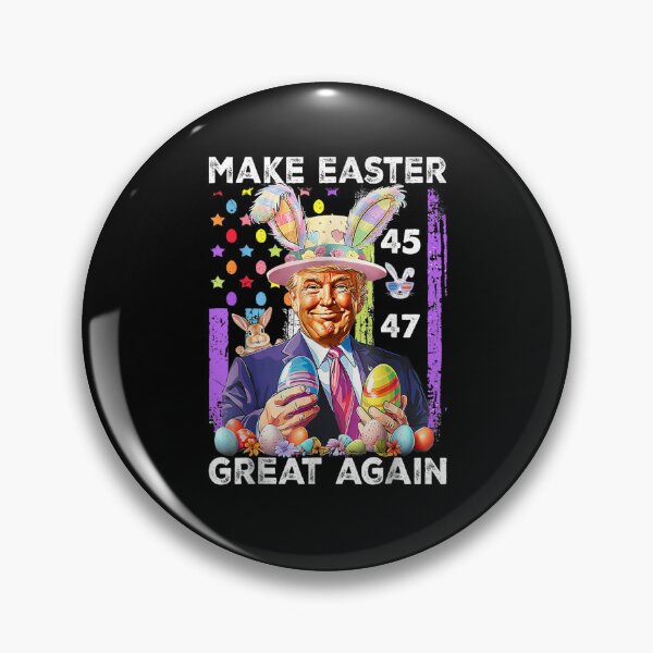 Item preview, Trump Make Easter Great Again 45 47 Bunny Hunt Eggs Rabbit designed and sold by MOONE FLOWER.