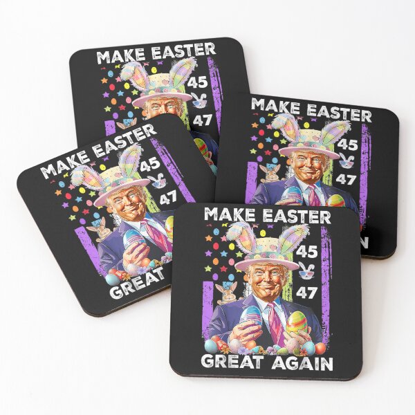 Item preview, Trump Make Easter Great Again 45 47 Bunny Hunt Eggs Rabbit designed and sold by MOONE FLOWER.