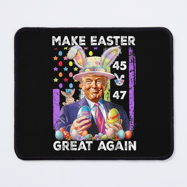 Item preview, Trump Make Easter Great Again 45 47 Bunny Hunt Eggs Rabbit designed and sold by MOONE FLOWER.