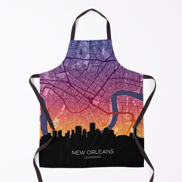 Item preview, New Orleans Louisiana Skyline Map designed and sold by ArtPrints.