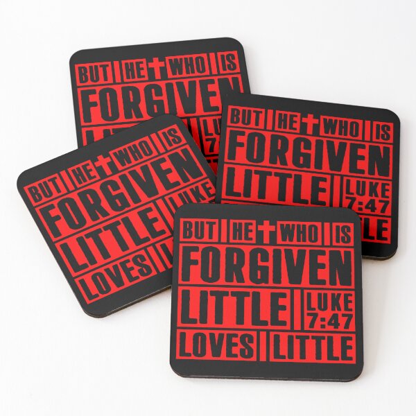 Item preview, Luke 7:47 But He Who Is Forgiven Little Loves Little designed and sold by plushism.