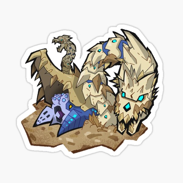Item preview, monster hunter Nakarkos sticker designed and sold by Ant-hive.