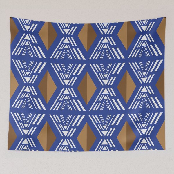 Item preview, Blue Bogolan Pattern designed and sold by Wolagno.