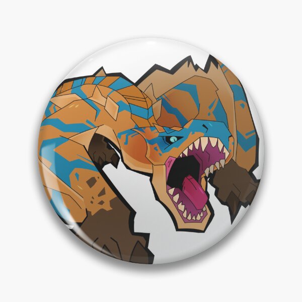 Item preview, monster hunter tigrex sticker designed and sold by Ant-hive.