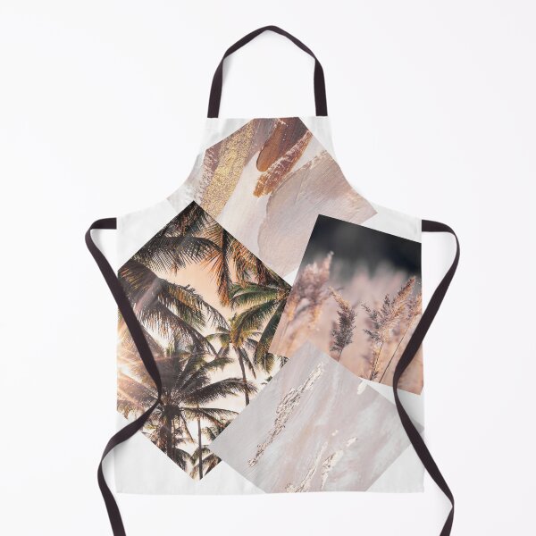 Item preview, Abstract square palm trees gold reeds designed and sold by LiskoDesign.