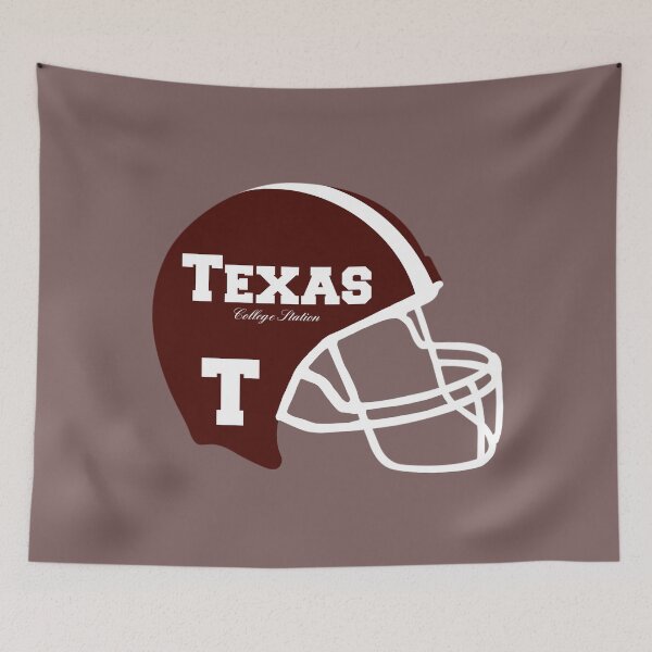 Item preview, College Station Texas TX Football Helmet  designed and sold by Lartheviking.