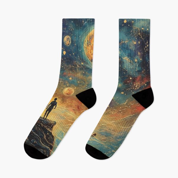 Item preview, Two Souls Navigating Between Astronomical Bodies designed and sold by Moss and Moon Studio.