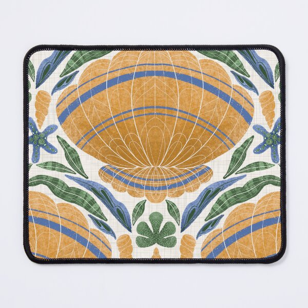 Item preview, Aquatic Wonders seamless pattern, pattern features a marine theme with elements such as coral, sea stars, and various shells. designed and sold by NelenaArt.