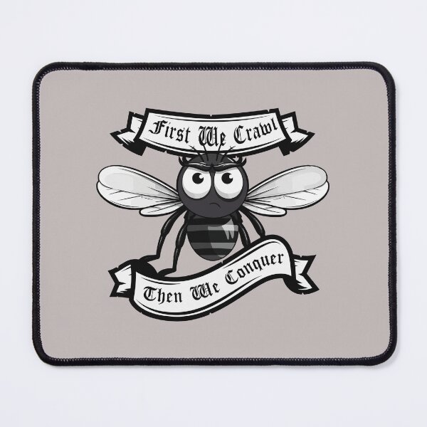 Item preview, First We Crawl, Then We Conquer designed and sold by Milena R..