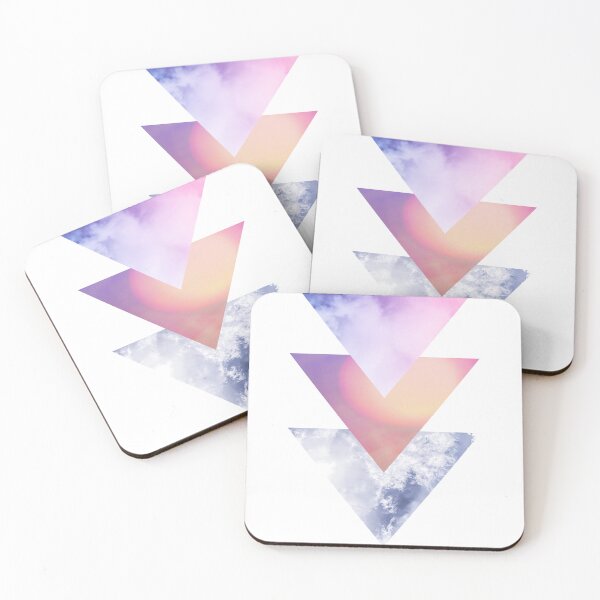 Item preview, Abstract triangle - clouds blue purple designed and sold by LiskoDesign.