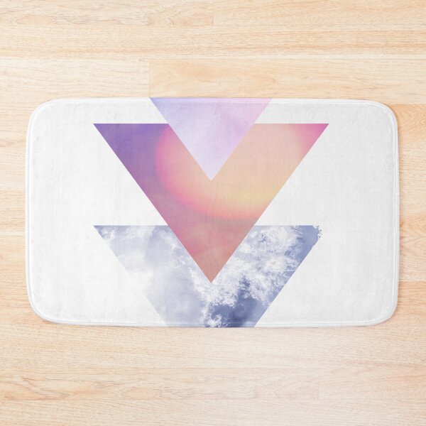 Item preview, Abstract triangle - clouds blue purple designed and sold by LiskoDesign.
