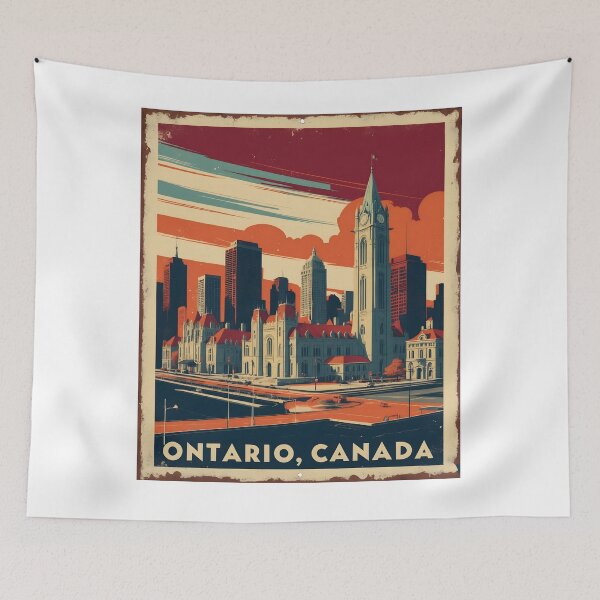 Item preview, Ontario Canada 1950s Vintage Travel Tourism designed and sold by TravelersGems.