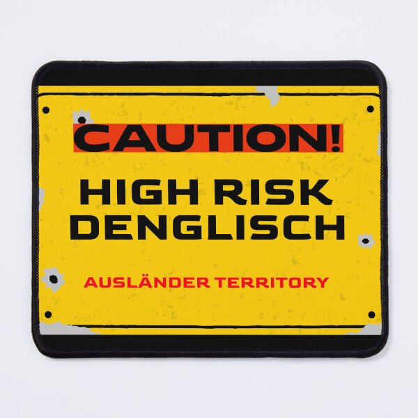 Item preview, CAUTION DENGLISCH! designed and sold by Punkt-t.