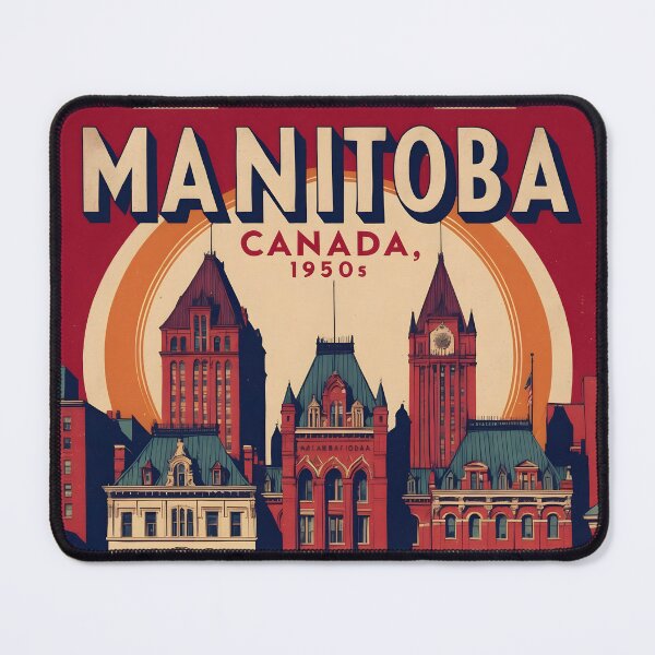 Item preview, Manitoba Canada 1950s Vintage Travel Tourism designed and sold by TravelersGems.